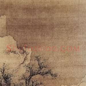 明代 戴进《雪归图》国画山水作品图片赏析