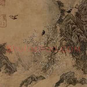 仇英《摹天籁阁宋人画册》国画综合作品图片赏析