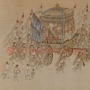 仇英《孝经图》国画综合作品图片赏析