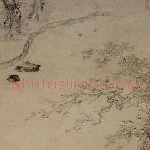 仇英《鸳鸯仕女图》国画综合作品图片赏析
