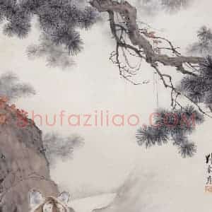 刘奎龄《动物四条屏》国画花鸟工笔作品图片赏析
