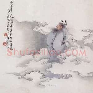 1940年 徐燕荪《钟馗》国画人物工笔作品图片赏析