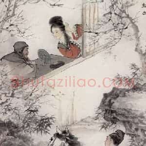 1979年 刘凌沧《红拂》国画人物工笔作品图片赏析