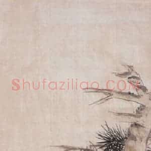 1894年 朱偁《花卉屏》国画花鸟画作品图片赏析