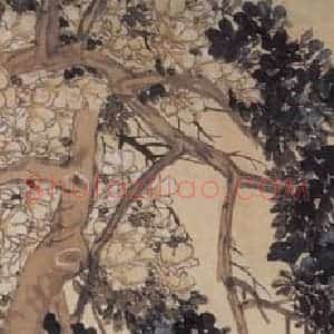 1890年 任伯年《山雉》国画花鸟画作品图片赏析
