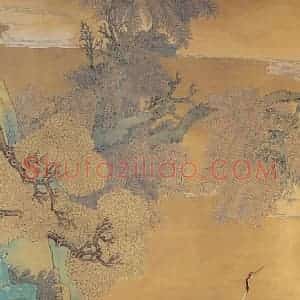 不详 任伯年《群仙祝寿图》国画人物画作品图片赏析