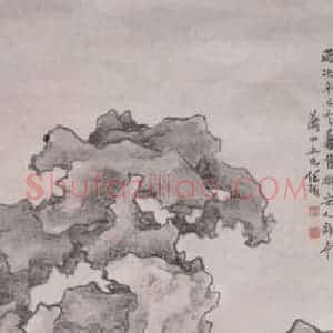 1881年 任预《花鸟四条屏》国画花鸟作品图片赏析