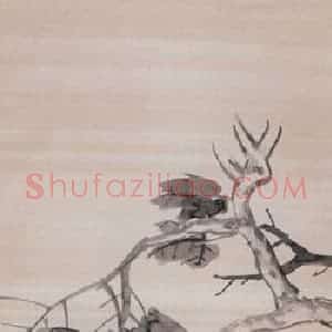 1892年 朱偁《花卉屏》国画花鸟画作品图片赏析