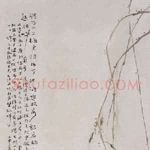 1916年 高剑父《鹡鸰》国画花鸟作品图片赏析