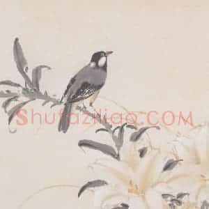 何漆园《杂画册》国画花鸟作品图片赏析