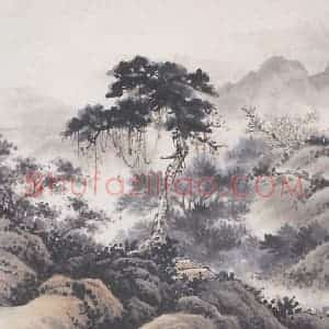 何漆园《杂画册》国画山水作品图片赏析