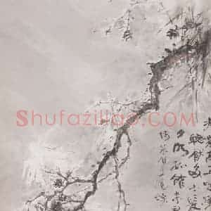 1920年 高剑父《秋树老猿图》国画花鸟作品图片赏析