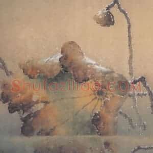 1953年 赵少昂《碧水净无尘》国画花鸟作品图片赏析