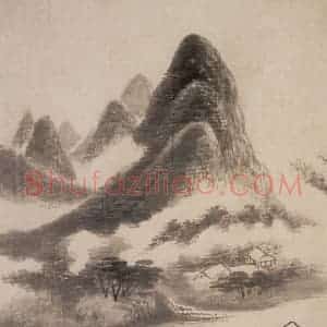 清代 吴历《仿古山水册》国画山水作品图片赏析
