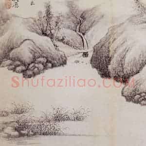 清代 吴历《吴历等山水图册》国画山水作品图片赏析