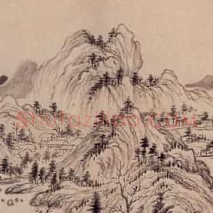 清代 吴历《仿古山水册》国画山水作品图片赏析