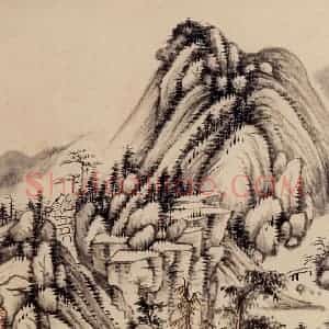 清代 吴历《仿古山水册》国画山水作品图片赏析