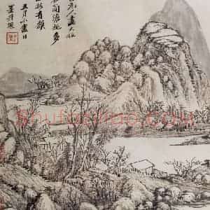 清代 吴历《山水册》国画山水作品图片赏析