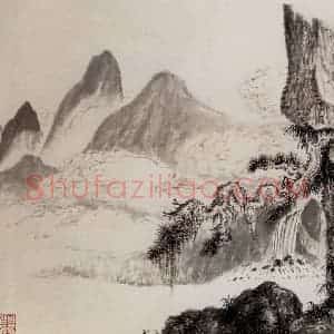 清代 吴历《山水册》国画山水作品图片赏析
