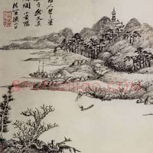 清代 吴历《山水册》国画山水作品图片赏析