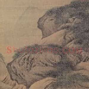 清代 袁耀《拟九成宫意》国画山水作品图片赏析