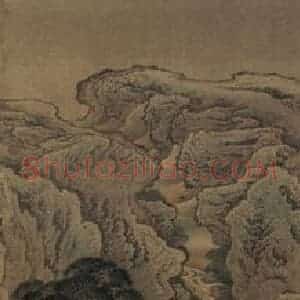 清代 袁耀《蓬莱仙境图》国画山水作品图片赏析