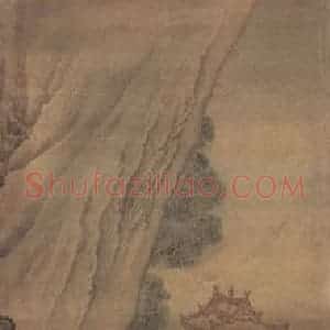 清代 袁耀《蓬莱仙境图》国画山水作品图片赏析