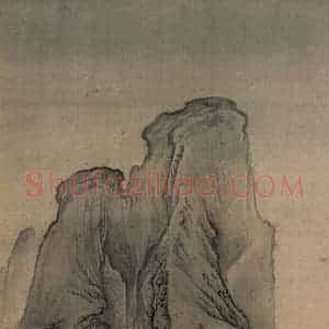 清代 袁江《山水人物》国画山水作品图片赏析