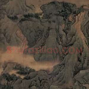 清代 袁江《阿房宫图屏》国画山水作品图片赏析