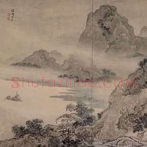 清代 袁耀《山水册》国画山水作品图片赏析