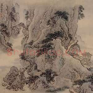 清代 袁耀《山水册》国画山水作品图片赏析
