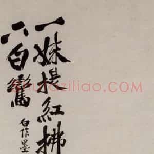 徐渭《梅竹图》国画花鸟作品图片赏析