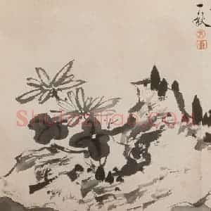 徐渭《泼墨十二段卷》国画花鸟作品图片赏析
