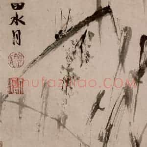 徐渭《写意草虫图》国画花鸟作品图片赏析