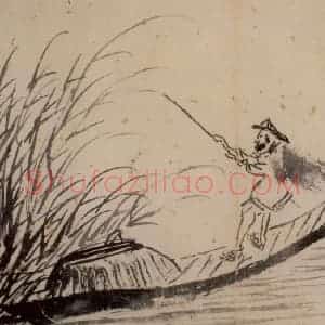 徐渭《山水人物图册》国画山水人物作品图片赏析