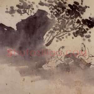 徐渭《山水人物图册》国画山水人物作品图片赏析