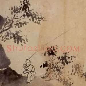 徐渭《山水人物图册》国画山水人物作品图片赏析