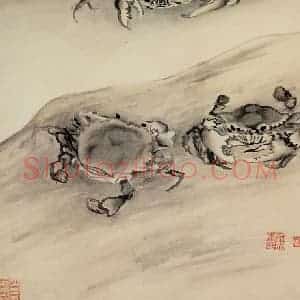 清代 高其佩《水中八事图册》国画花鸟作品图片赏析
