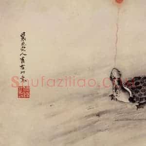 清代 高其佩《水中八事图册》国画花鸟作品图片赏析