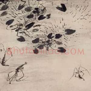 清代 高其佩《水中八事图册》国画花鸟作品图片赏析
