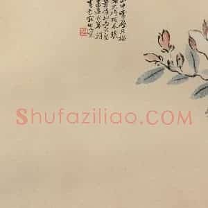 清代 陈撰《折枝花卉图册》国画花鸟作品图片赏析