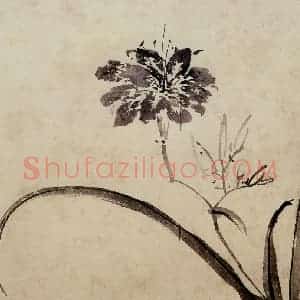 明代 周之冕《花卉图册》国画花鸟作品图片赏析