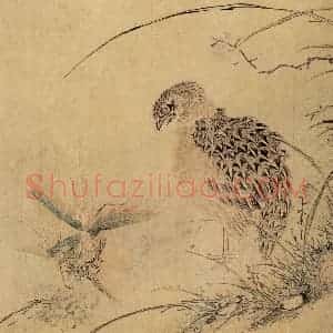 明代 王维新《花鸟图册》国画花鸟作品图片赏析