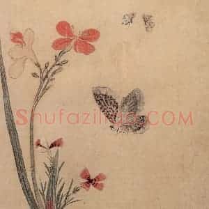 明代 王维新《花鸟图册》国画花鸟作品图片赏析