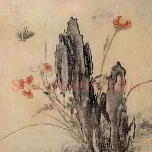明代 王维新《花鸟图册》国画花鸟作品图片赏析