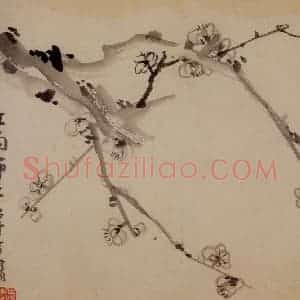 1753年 李方膺《花卉册》国画花鸟写意作品图片赏析