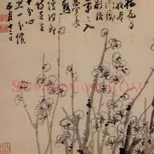 1753年 李方膺《三清图册》国画花鸟写意作品图片赏析