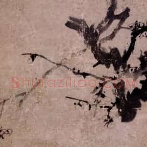 清代 李方膺《梅花》国画花鸟写意作品图片赏析