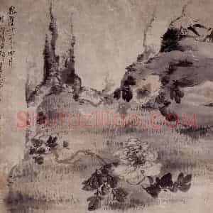 1746年 李方膺《花卉》国画花鸟写意作品图片赏析