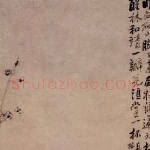 1746年 李方膺《墨梅》国画花鸟写意作品图片赏析